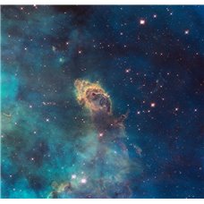 Картина на холсте по фото Модульные картины Печать портретов на холсте Туманность Киля в космосе - Фотообои Космос
