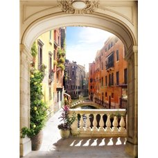 Картина на холсте по фото Модульные картины Печать портретов на холсте Где то в Венеции - Фотообои Фрески