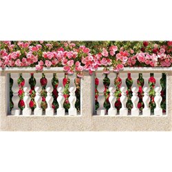 Кустарники роз - Фотообои цветы - Модульная картины, Репродукции, Декоративные панно, Декор стен