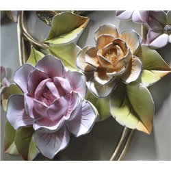 Две розы - 3D фотообои|3D цветы - Модульная картины, Репродукции, Декоративные панно, Декор стен