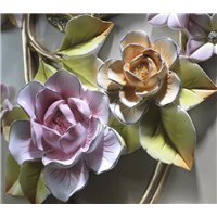 Две розы - 3D фотообои|3D цветы