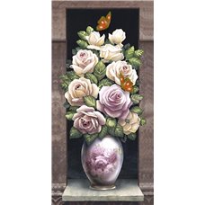 Картина на холсте по фото Модульные картины Печать портретов на холсте Пышный букет роз - Фотообои цветы