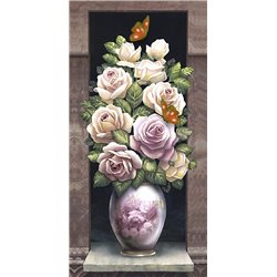 Пышный букет роз - Фотообои цветы - Модульная картины, Репродукции, Декоративные панно, Декор стен