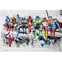 Комиксы с супергероями - Дизайнерские - Модульная картины, Репродукции, Декоративные панно, Декор стен