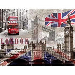 Великий Лондон - Фотообои Современный город - Модульная картины, Репродукции, Декоративные панно, Декор стен