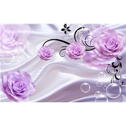 Розовые бутоны - 3D фотообои|3D цветы - Модульная картины, Репродукции, Декоративные панно, Декор стен
