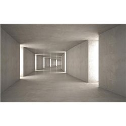Длинный коридор - Фотообои Расширяющие пространство - Модульная картины, Репродукции, Декоративные панно, Декор стен
