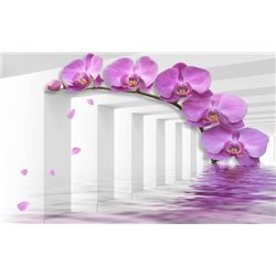 Арка орхидей - Фотообои Расширяющие пространство - Модульная картины, Репродукции, Декоративные панно, Декор стен