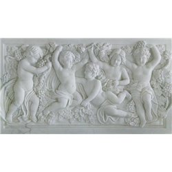 Ангелы с виноградом - 3D фотообои - Модульная картины, Репродукции, Декоративные панно, Декор стен
