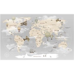 Вокруг света - Фотообои карта мира - Модульная картины, Репродукции, Декоративные панно, Декор стен