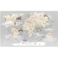 Вокруг света - Фотообои карта мира