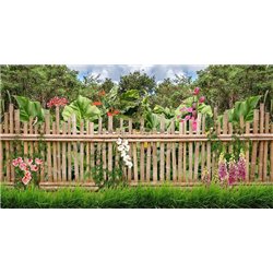 Сад из цветов - Фотообои природа - Модульная картины, Репродукции, Декоративные панно, Декор стен