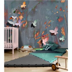 Порхающие бабочки - Фотообои детские|универсальные - Модульная картины, Репродукции, Декоративные панно, Декор стен
