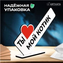 Романтичный Подарок второй половинке "Ты мой котик"