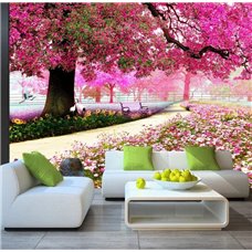 Картина на холсте по фото Модульные картины Печать портретов на холсте Розовый цвет - Фотообои Японские и просто сады