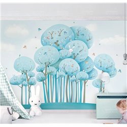 Голубое дерево - Фотообои детские|для мальчика - Модульная картины, Репродукции, Декоративные панно, Декор стен