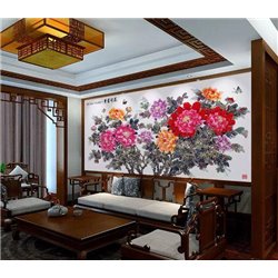 Цветочный куст - Фотообои цветы - Модульная картины, Репродукции, Декоративные панно, Декор стен
