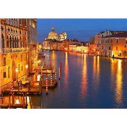 Вечерние огни Венеции - Фотообои Старый город|Италия - Модульная картины, Репродукции, Декоративные панно, Декор стен