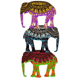 Слоны - Фотообои Этнический стиль - Модульная картины, Репродукции, Декоративные панно, Декор стен