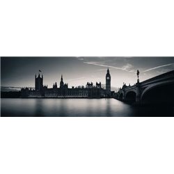 Ночной Лондон - Черно-белые фотообои - Модульная картины, Репродукции, Декоративные панно, Декор стен