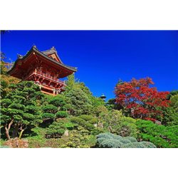 Дом с садом - Фотообои Японские и просто сады - Модульная картины, Репродукции, Декоративные панно, Декор стен