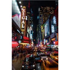 Картина на холсте по фото Модульные картины Печать портретов на холсте Таймс-сквер - Фотообои Современный город