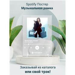 DEAD BLONDE - Voulez-vous coucher - постер Spotify - Модульная картины, Репродукции, Декоративные панно, Декор стен