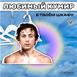 Подарок женщине Вешалка плечики для одежды Джереми Уайт