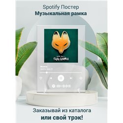 Дайте танк (!) - Волна - постер Spotify - Модульная картины, Репродукции, Декоративные панно, Декор стен