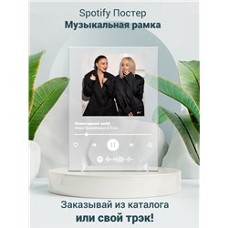 Мари Краймбрери Ёлка - Новогодний вайб - постер Spotify - Модульная картины, Репродукции, Декоративные панно, Декор стен