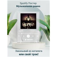 Портреты картины репродукции на заказ - Нервы-Счастье - постер Spotify