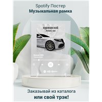 Портреты картины репродукции на заказ - Нурминский - Белый 500 - постер Spotify