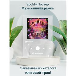 BTS -My universe - постер Spotify - Модульная картины, Репродукции, Декоративные панно, Декор стен