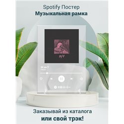 FACE - 24 на 7 - постер Spotify - Модульная картины, Репродукции, Декоративные панно, Декор стен