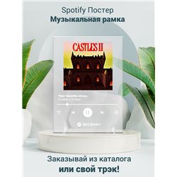 lil peep x lil tracy - your favorite dress - постер Spotify - Модульная картины, Репродукции, Декоративные панно, Декор стен