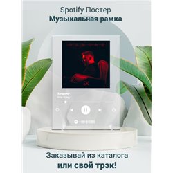 Егор Крид - Потрачу - постер Spotify - Модульная картины, Репродукции, Декоративные панно, Декор стен