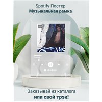 Портреты картины репродукции на заказ - Платина - Бандана - постер Spotify