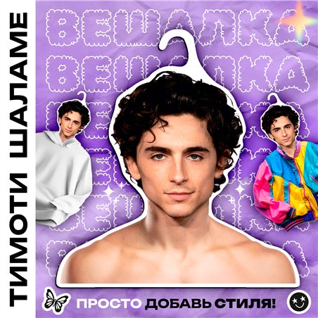 Подарок девушке Плечики для одежды Тимоти Шаламе