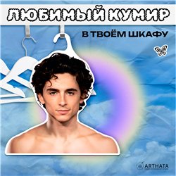 Подарок девушке Плечики для одежды Тимоти Шаламе