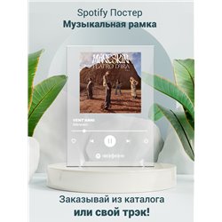 Måneskin - VENTANNI - постер Spotify - Модульная картины, Репродукции, Декоративные панно, Декор стен