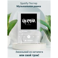 Портреты картины репродукции на заказ - Нервы - Бей моё сердце - постер Spotify