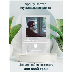 Lil Peep XXXTENTACION - Falling Down - постер Spotify - Модульная картины, Репродукции, Декоративные панно, Декор стен