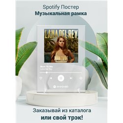 Born To Die - Lana Del Rey - постер Spotify - Модульная картины, Репродукции, Декоративные панно, Декор стен