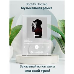 MACAN - Веселящий газ - постер Spotify - Модульная картины, Репродукции, Декоративные панно, Декор стен