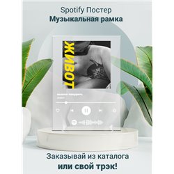 вышел покурить - живот - постер Spotify - Модульная картины, Репродукции, Декоративные панно, Декор стен