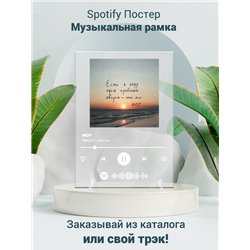 МОТ - Август - это ты - постер Spotify - Модульная картины, Репродукции, Декоративные панно, Декор стен