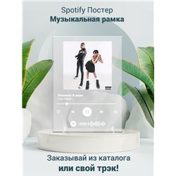 Платина дора - Сан Ларан - постер Spotify - Модульная картины, Репродукции, Декоративные панно, Декор стен