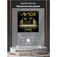 Портреты картины репродукции на заказ - Avicii - Levels - постер Spotify