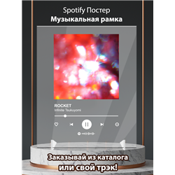 ROCKET - Infinite Tsukuyomi - постер Spotify - Модульная картины, Репродукции, Декоративные панно, Декор стен