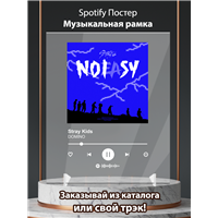 Портреты картины репродукции на заказ - Stray Kids - DOMINO - постер Spotify